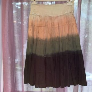 Ombre skirt